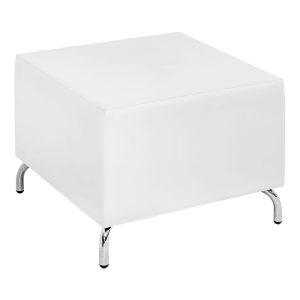 Pouf Cubos white -Rental-furniture in Paris-France