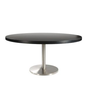 Table-Brio black 160 - Rental-furniture in Paris-France