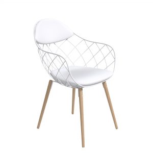 Zoug chair black - rental-furniture in paris-france