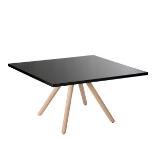 Table Horten black rental-hire-furniture in paris-france