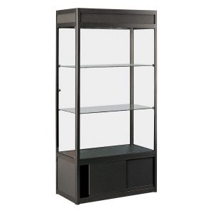 Showcase-tall-centre-cabinet . Rental-furniture hire in Paris-France