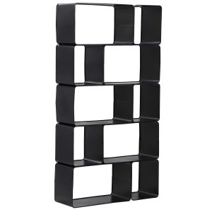 Black Shelving - Showroom furniture hire Paris