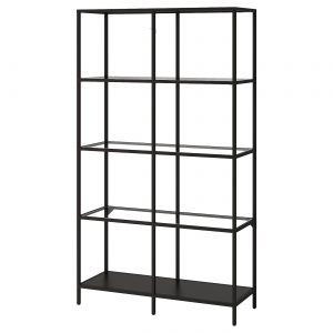 Black Shelving - Showroom furniture rental Paris