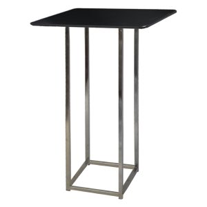 Table Kuadra-slim-black-Showroom-Rental-furniture in Paris-France