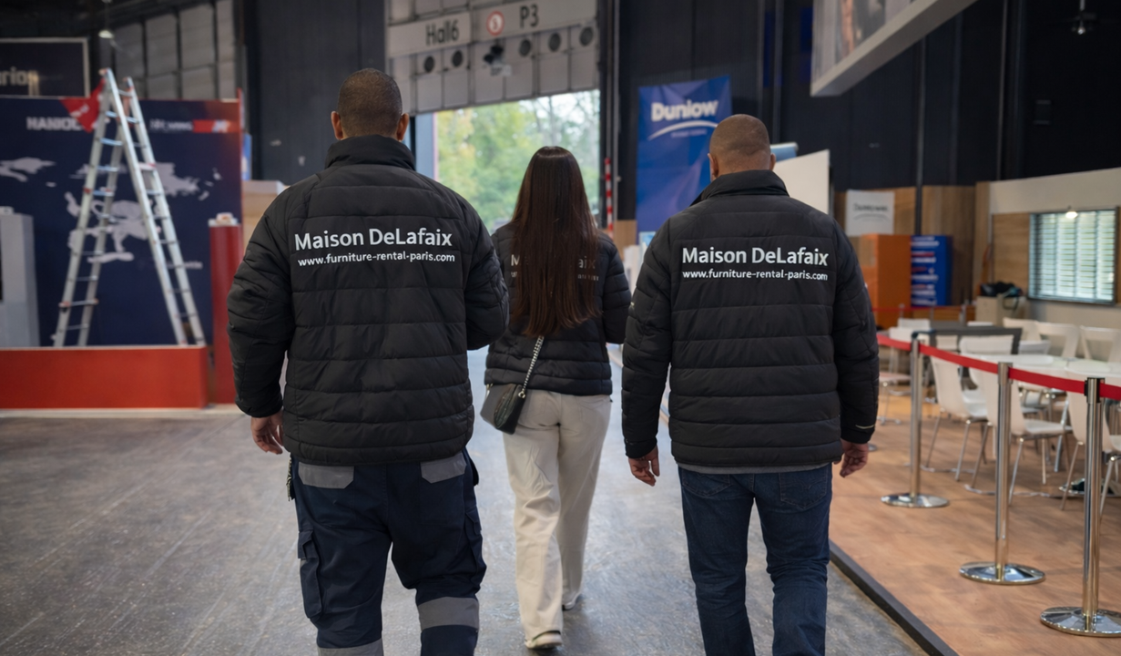 Exhibition Design Furniture Rental - Furniture Rental Paris - Event Furniture Hire - DeLafaix -