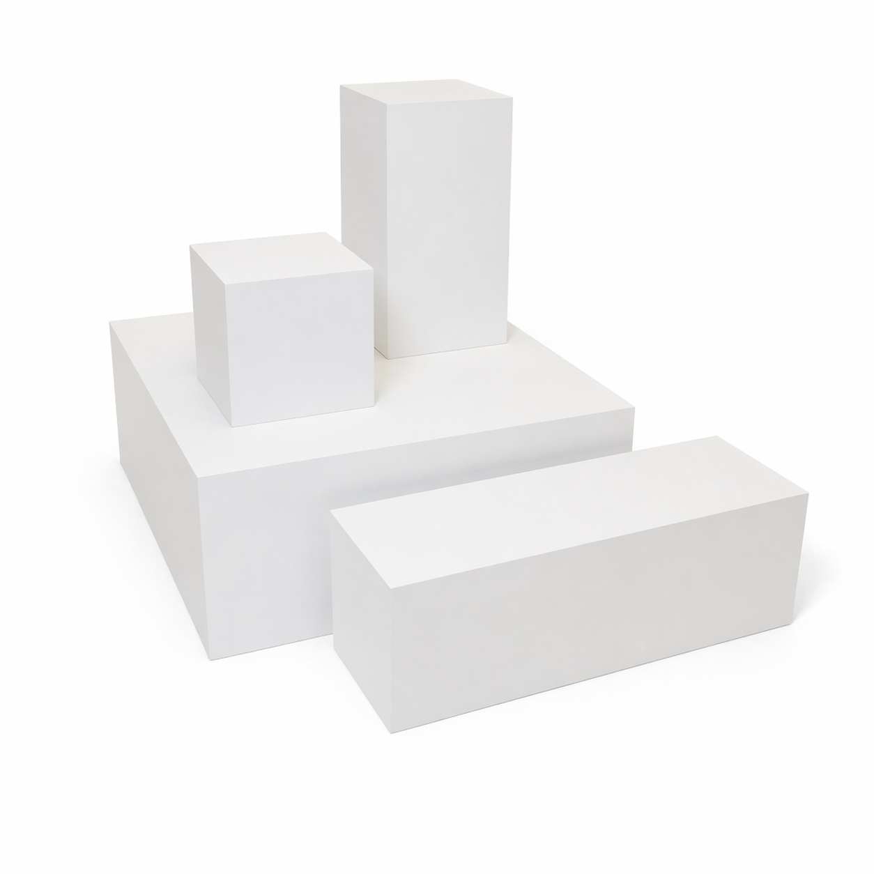 Plinth rental paris - Custom Designed Plinths Hire for Fashion Week & Luxury Brands