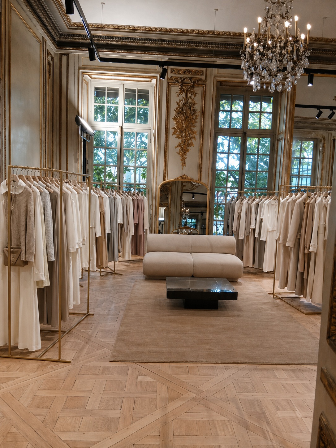 clothing rack rental in Paris for Fashion Week, showrooms, pop-up stores and events. Garment rails, display racks and styling solutions with fast delivery.